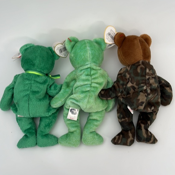 TY BEANIE BABY BEARS LOT HERO KICKS AND DUBLIN NEW WITH TAGS - Picture 9 of 9